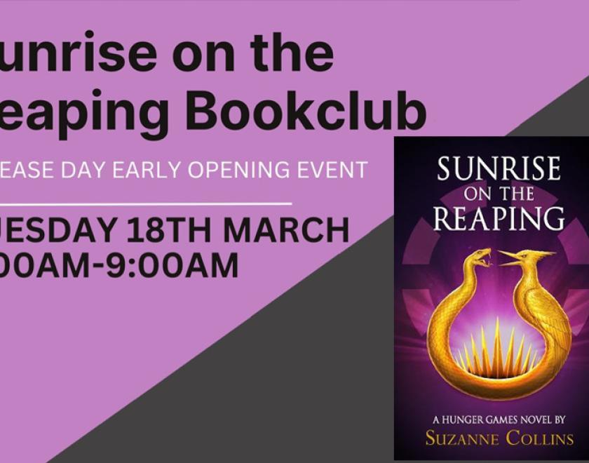 Sunrise on the Reaping Breakfast Bookclub