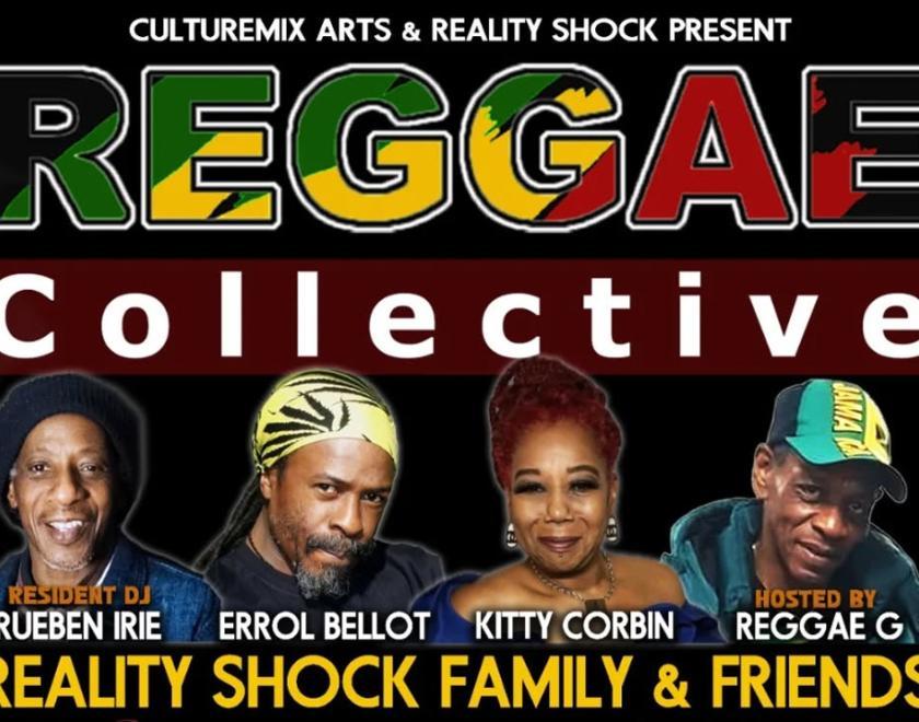 poster with headshots of the artists performing