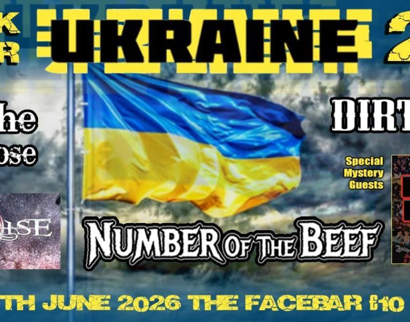 Poster with band logos