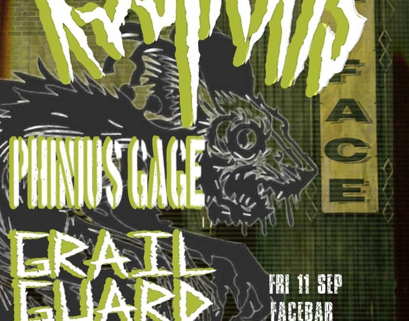 Poster with band logos