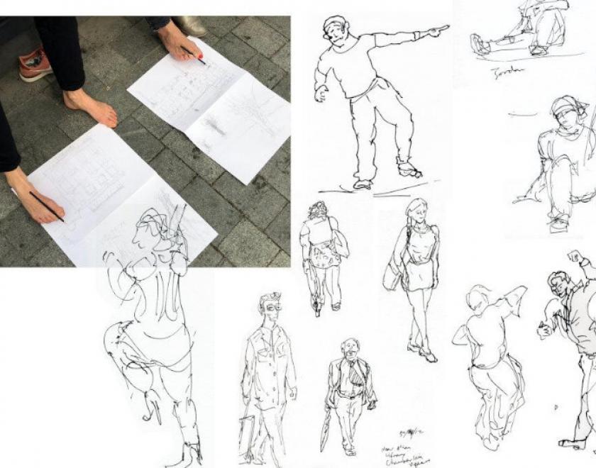 Saranjit Birdi feet drawings