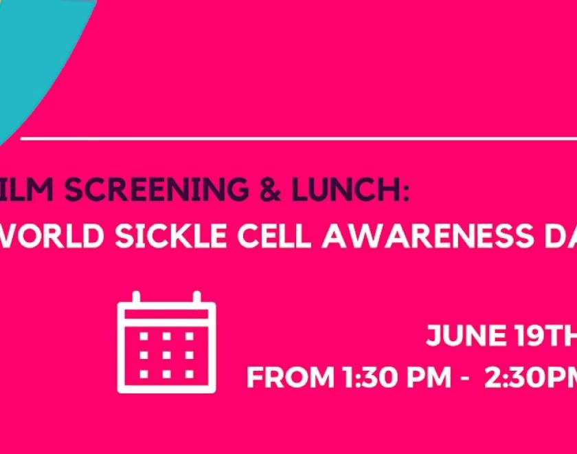 World Sickle Cell Awareness Day poster