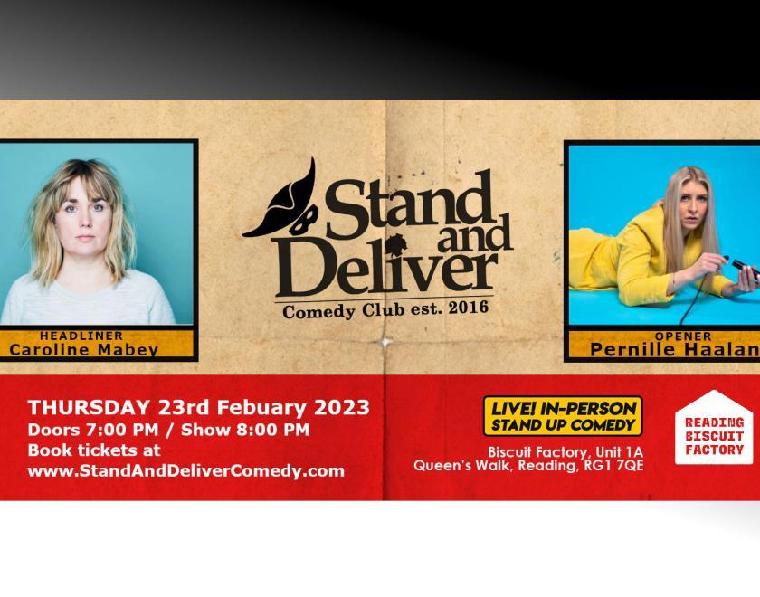 Stand and Deliver Feb poster