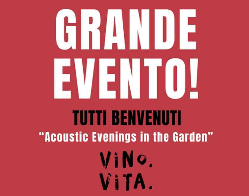 Acoustic Evenings at Vino.Vita. 