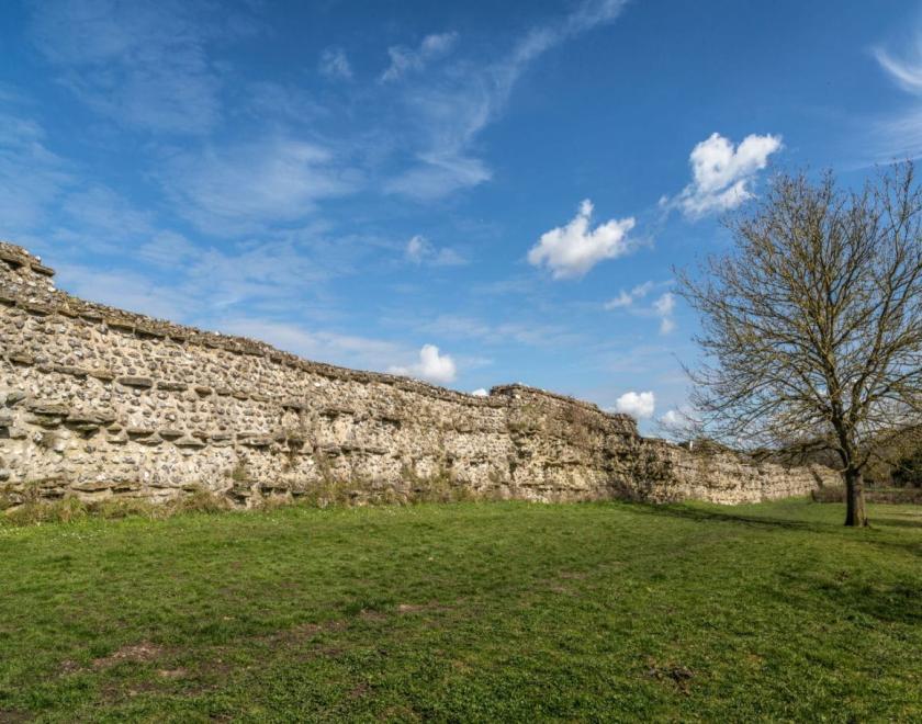 Roman walls at Silchester 