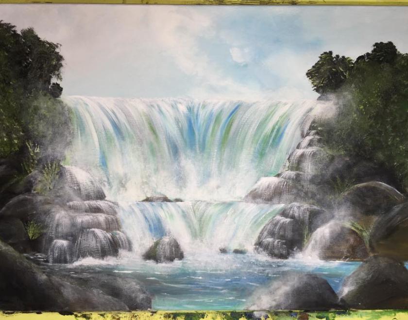 Waterfall Painting