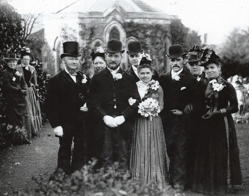 late Victorian wedding in Sulham