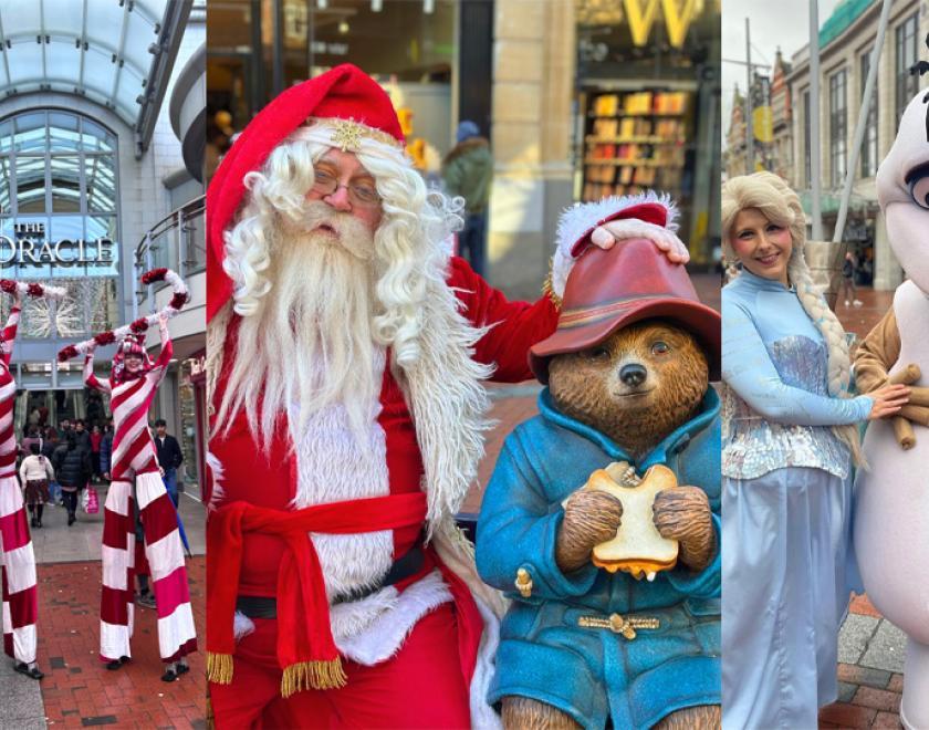 Montage of Christmas Character images